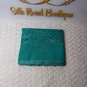 Afghani cultural khamak dozi, handmade cotton scarves چادر های نخی دست دوزی افغانی