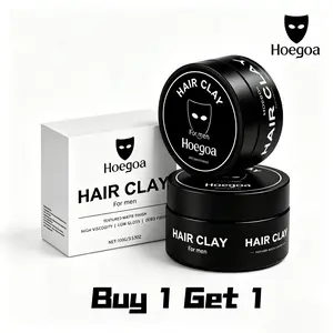 【Buy 2 Get 1】Hoegoa Men's Hair Gel, Gentle Formula, Volumizing and Smooth, Long-Lasting Hold, Matte Finish, Styling Hair Gel for Daily Use, Clay Balm Gel Haircare Haircare Silky Cream sea salt spray special thicken blend