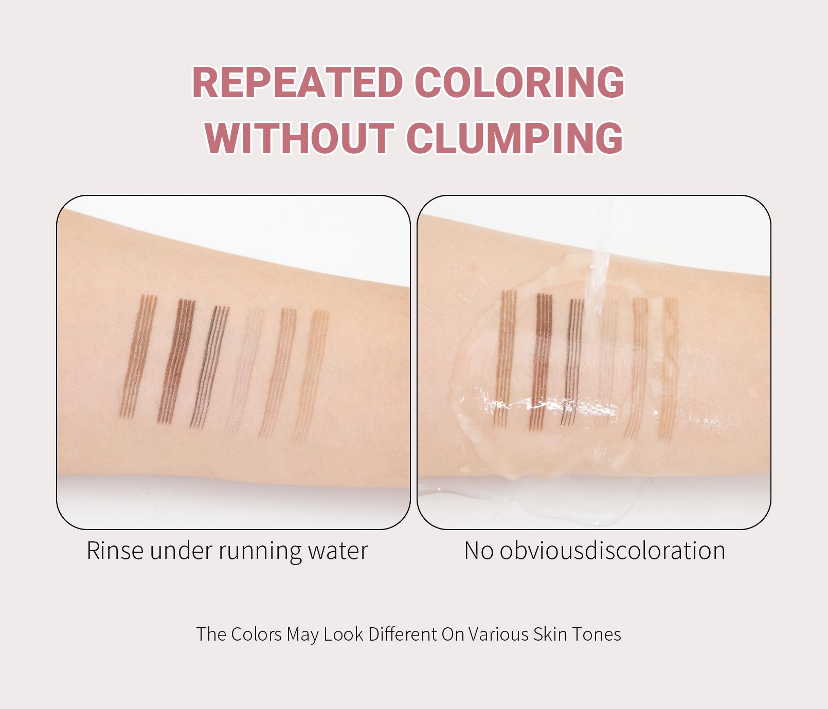 4-Prong Micro-Fork Brow Pen, One Swipe Four Strokes, Covers More Area In Less Time, Fine Tip For Natural Hair-Like Brows, Waterproof & Sweat Resistant, Smudge-Proof Long-Lasting, Ideal For Lazy Mornings And On-The-Go Touch Ups.