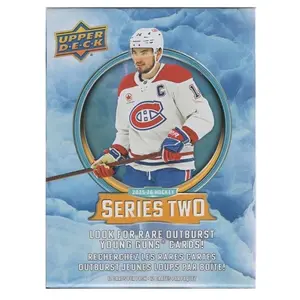 2 PACKS - 2025/26 Upper Deck Series 2 Hockey From Feeder Box (12 Cards Per Pack)