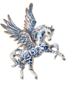 2026 Year of the Horse Pin, Creative Western Style Accessory, Waist Cinching Fixed Collar, Eco-Friendly Zinc Alloy Brooch