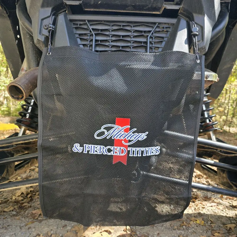 Micheys & Tiddies Mesh SXS Trash Bag - Durable & Reusable for Outdoor Use