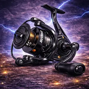 Sougayilang Fishing Reel  Left/Right Handle 5:2:1 Gear Ratio Spinning Fishing Reel Spincasting Trolling Fishing Reel Spinning Fishing Rreel
