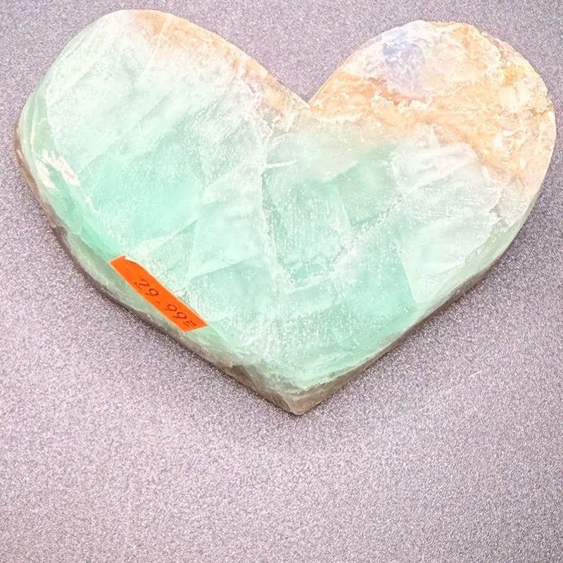 Large fluorite heart
