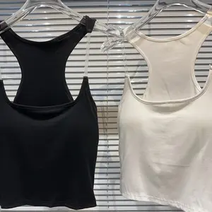 Transparent Tank Top Square Neck women tops crop