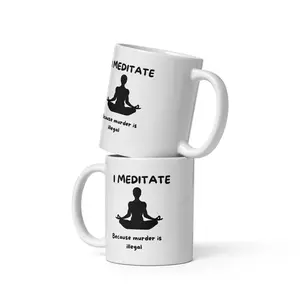 I Meditate Mug