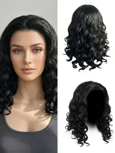 [Flash Sale] HAIR curly Glueless Lace Closure Wigs HAIR curly Daily essentials for dates Wear And Go Wig natural materials Hair Pre Plucked Natural Hairline Beginner Friendly LAYER BOUNCY CURLY 20" WITH FRONTAL