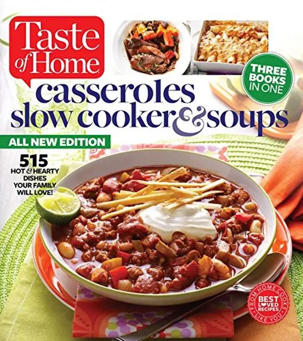 USED Book - Taste of Home Casseroles, Slow Cooker & Soups: 515 Hot & Hearty Dishes Your Family Will Love by Taste of Home, Taste Of Home (Paperback) - english