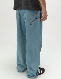 EZEKIEL Getz Mens Loose Embroidered Jeans