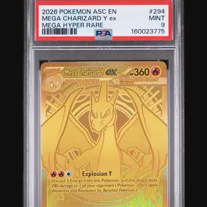 Mega charizard Y ascended heroes PSA 9 294/217