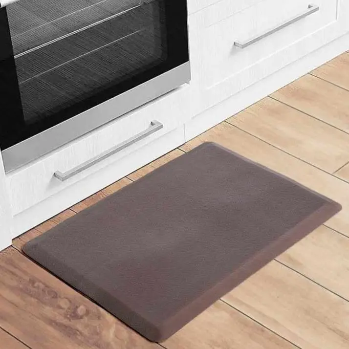 Anti-Fatigue Kitchen Mat, Brown Indoor Area Rugs