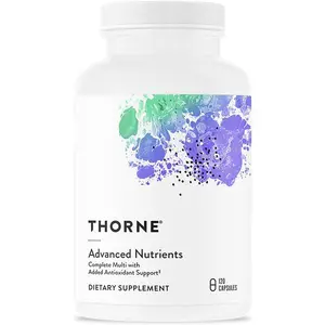 THORNE - Advanced Nutrients - Daily Multivitamin with Antioxidants, Resveratrol & Bilberry - Supports Healthy Aging & Eye Health* - Third-Party Certified - Gluten, Dairy & Soy-Free - 120 Capsules