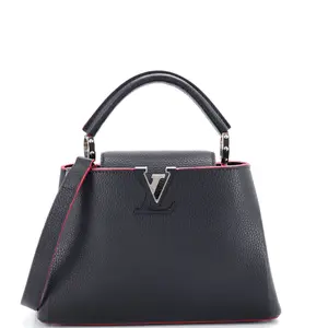 Pre-owned Louis Vuitton Leather Top Handle Bags Capucines Bag BB by Rebag