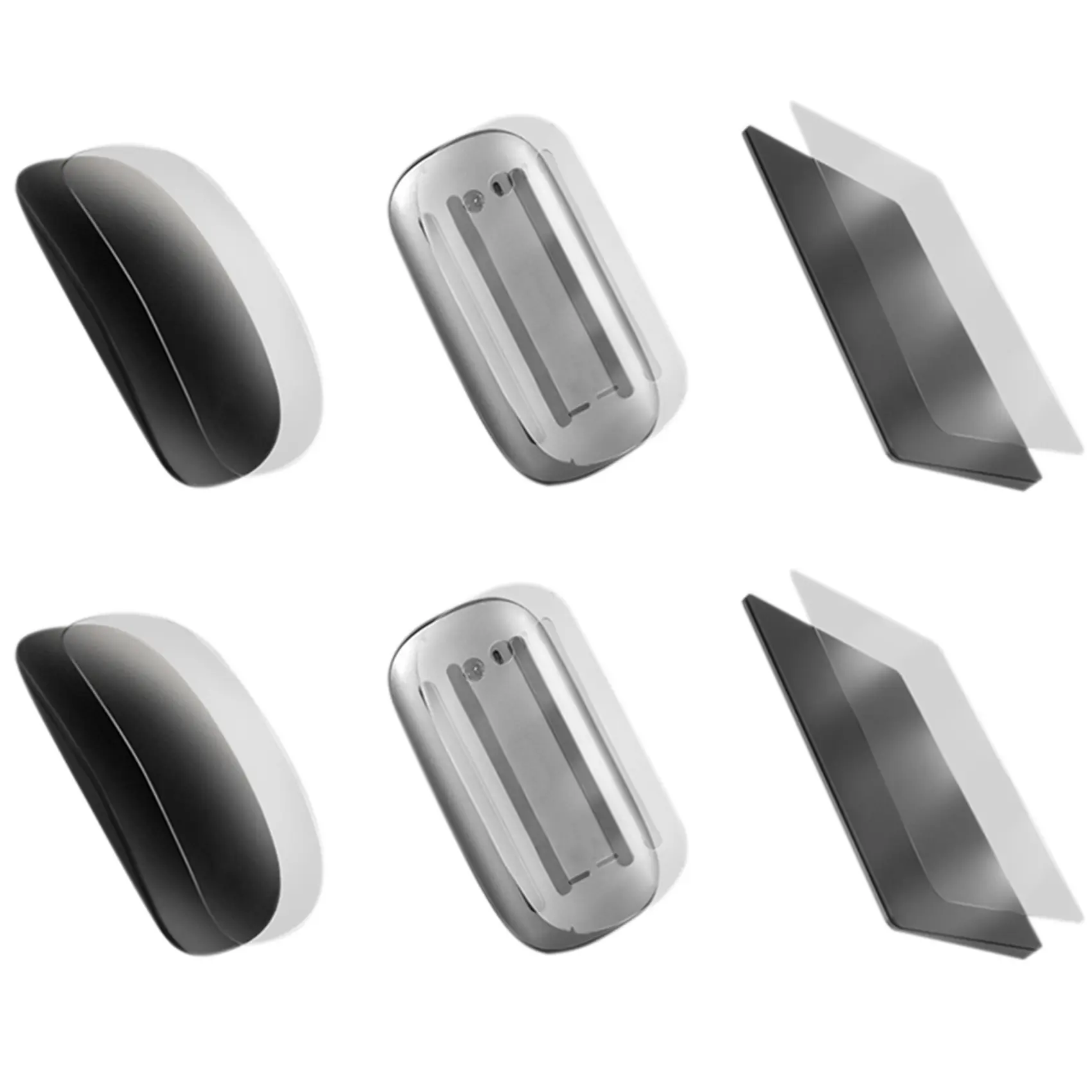 2X New for Magic Trackpad 2 TouchPad Sticker Mouse Skin Mouse Cover for Mac Magic Mouse