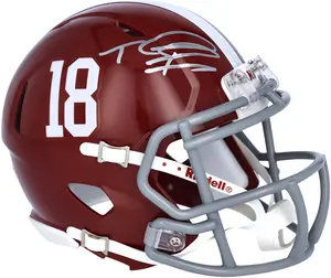Tua Tagovailoa Alabama Crimson Tide Autographed Riddell Speed Mini Helmet - Fanatics Authentic Certified