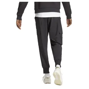 adidas Mens Essentials Drawstring Cargo Pants Casual Drawstring - Black
