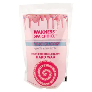 Waxness Spa Choice Hard Wax Icing Sugar 1.76 lb / 800 g For Hair Removal, Rosin Free, Demi Creamy, Suitable for all areas