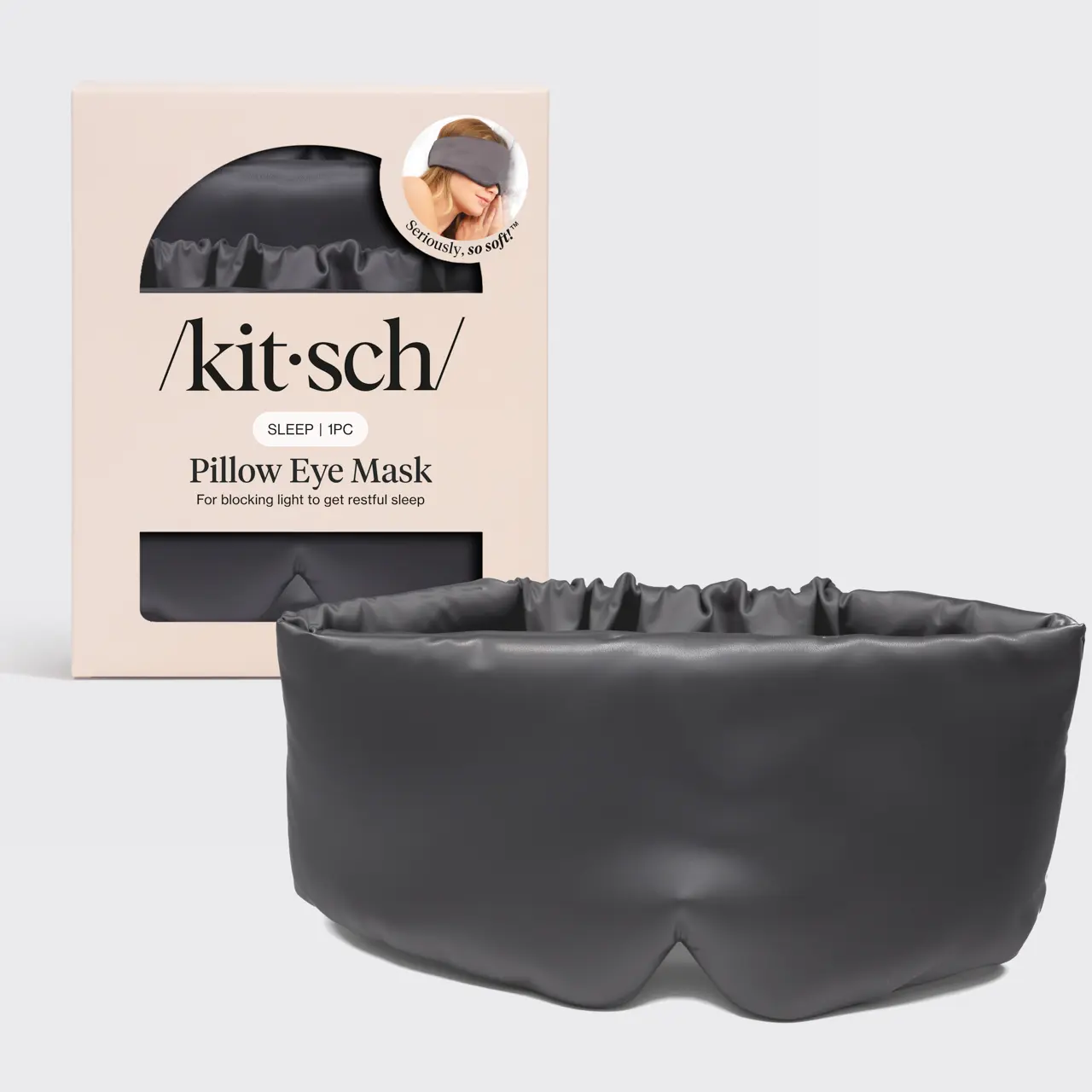The Pillow Eye Mask - Charcoal