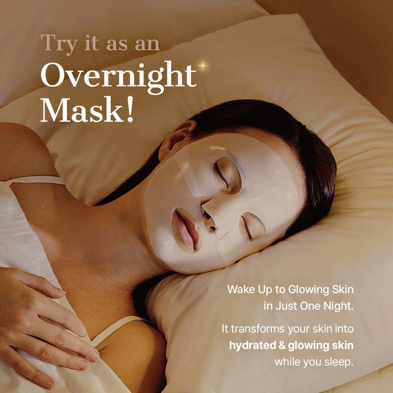 [COSRX Official] MY MORNING GLOW Advanced Snail Mucin Glass Glow Hydrogel Mask (3 sheets) | OVERNIGHT COLLAGEN MASK WITH 25% SNAIL MUCIN & COLLAGEN glowing skin