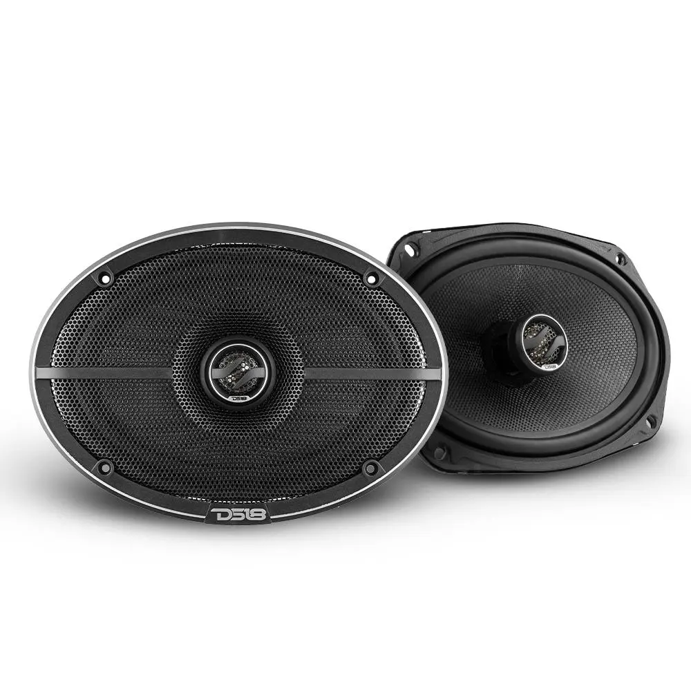 DS18 DS-ZXI-694 ELITE 6x9 in 2-Way Coaxial Car Audio Speakers with Kevlar Cone, 240 W, 4-Ohm