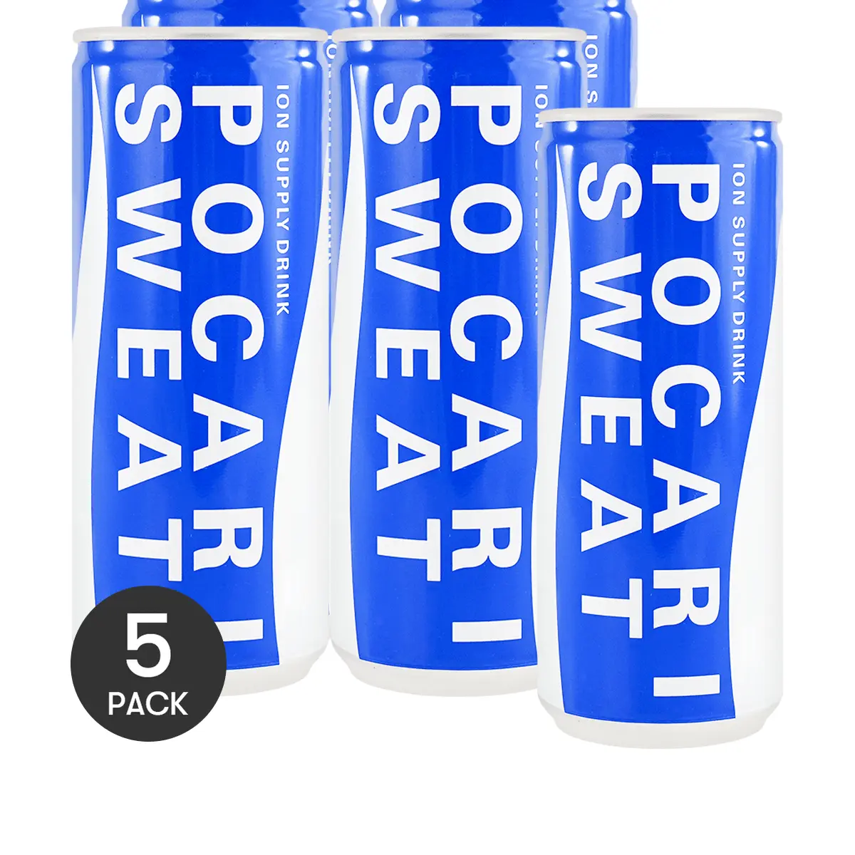 5 Pack POCARI SWEAT Ion Electrolyte Drink 8.11 fl oz Each - Japanese Sports Hydration