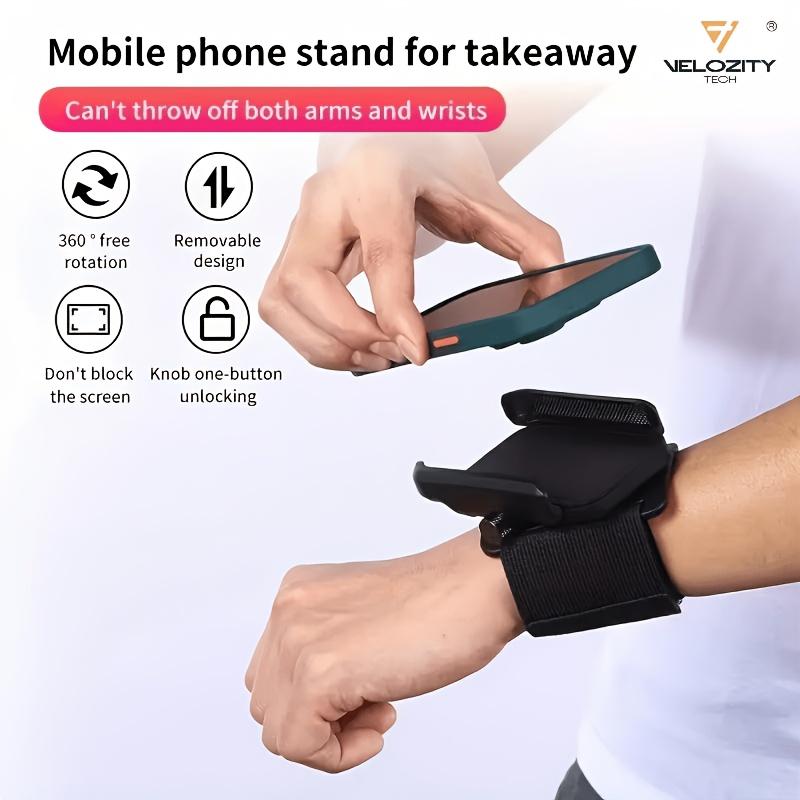 2pcs Adjustable Phone Wrist Armband Holder - 360° Rotatable, Quick Release Sports Mount Strap for Running, Gym - Universal Hands-Free Workout Gear, Workout Equipment for Sports Enthusiasts with Easy Adjustments