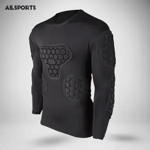 Goalkeeper Clothing Honeycomb Skinny Football Goalkeeper Clothing, Goalkeeper Clothing, Knee Pads, Elbow Pads, Chest Pads football jersey pads summer casual streetwear Athletic Compression Athletic Techwear