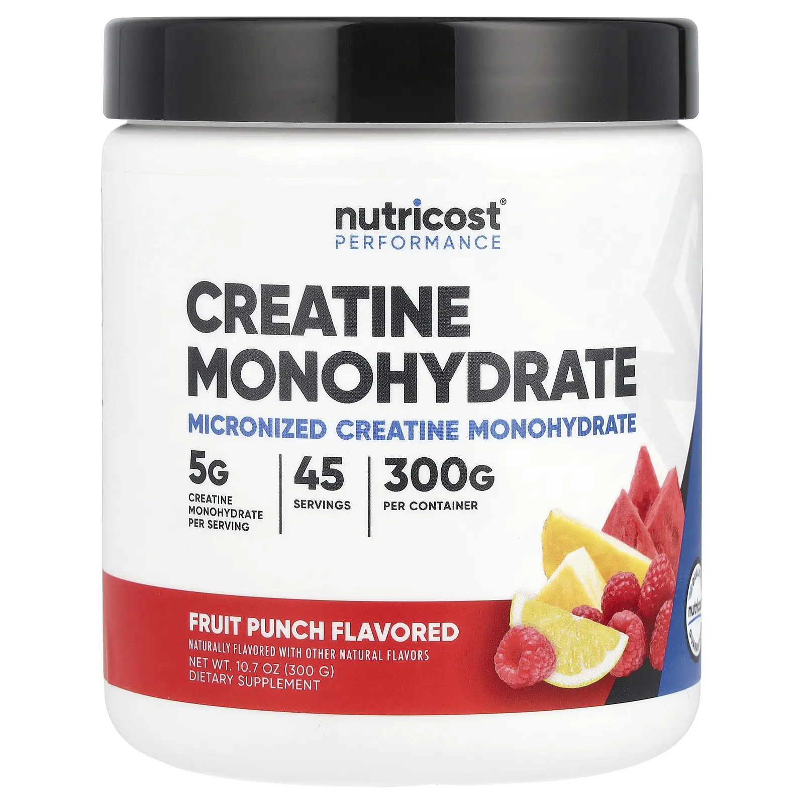 Nutricost Performance, Creatine Monohydrate, Fruit Punch, 10.7 oz (300 g) Nutricost Performance, Creatine Monohydrate, Fruit Punch, 10.7 oz (300 g)
