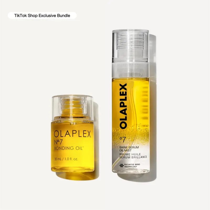OLAPLEX Two Ways Shine Duo - Nº.7 Bonding Oil + Shine Serum for Instant Shine & Hydration