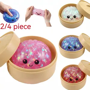 2/4 Pack Colorful Sensory Learning Toy for Kids, Includes Steamer Basket, Ideal for School Rewards, Party Gifts, Holidays, Birthdays