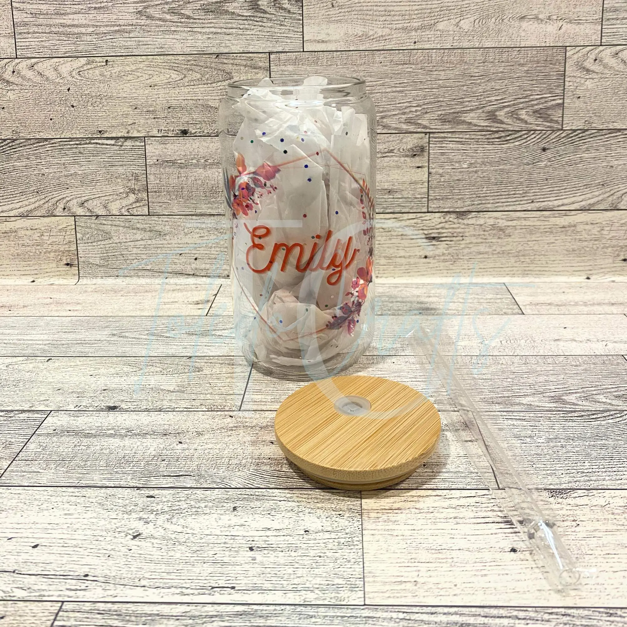 Custom Personalized Sublimated Glass Cup