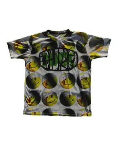 Dumb Happy Snug Tee Statement Art Shirt All-Over Print Graphic Streetwear Top Vibrant Pop Concept Wearable Art Ideal for Festivals, Studios, Collectors, or Closet Gallery Display