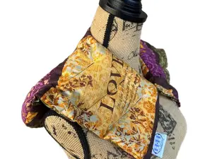 Inspirational Spirit 10 Chamber Herbal Pack Shoulder, Neck, Hot Cold Pack, Heat Wrap, LARGE, Organic, Flaxseed, Microwave Therapy