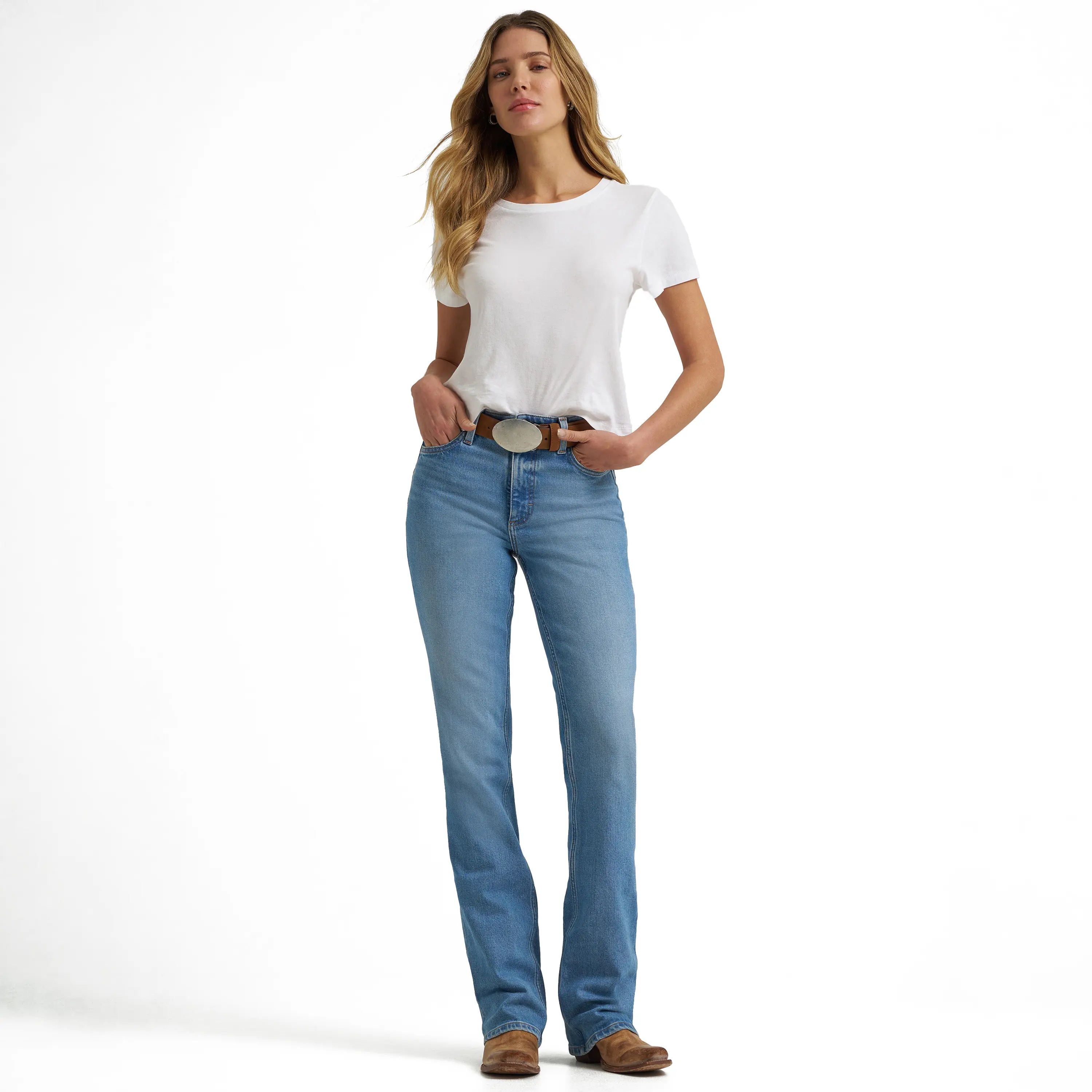 Women's High Rise Rodeo Bootcut Wrangler Riding Jean - Camila Women's High Rise Rodeo Bootcut Wrangler Riding Jean - Camila
