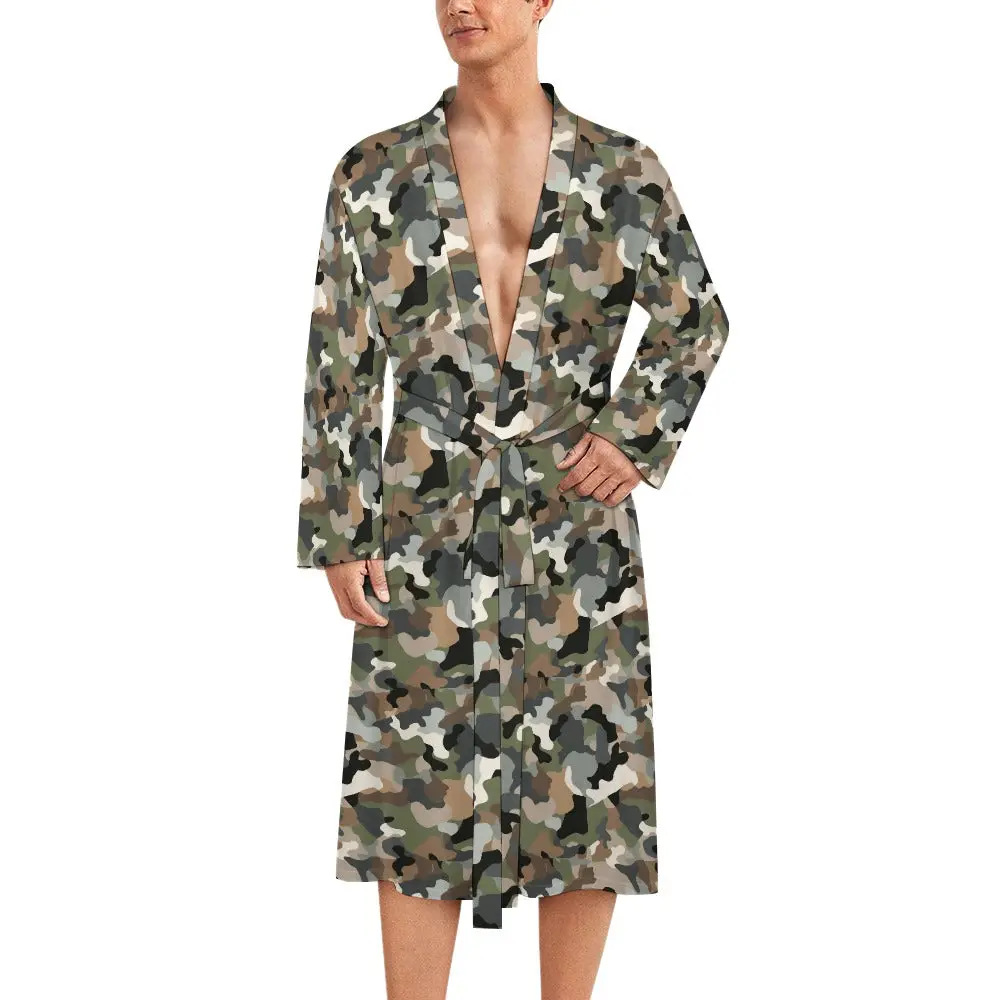 CAMO Men's Bathrobe BY DZRAYYZ CAMO GEAR