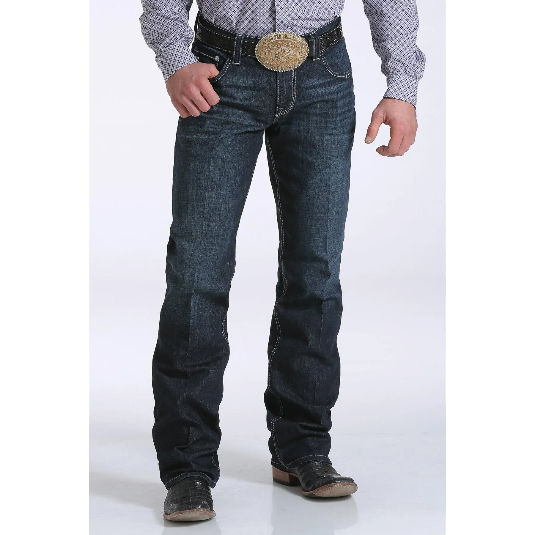 Men's Cinch Carter 2.4 Performance Dark Rinse Denim Jean*