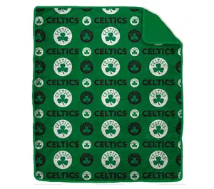 Pegasus Sports NBA Tonal Wordmark Faux Fur Blanket