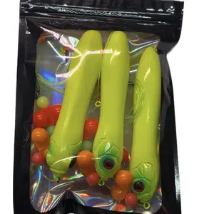 10/0 regular hooks 80lbs leader line.