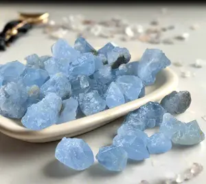Natural Celestite Crystal Raw - Natural Mineral with Unique Crystalline Structure