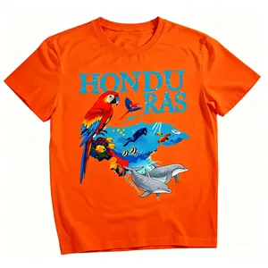 Ship Within 24 Hours Honduras Themed Graphic T Shirt For Women Casual Cotton Knit Round Neck Regular Fit Lightweight Breathable All Season Comfort Spring Summer Machine Washable All Sizes Daily Wear Street Style