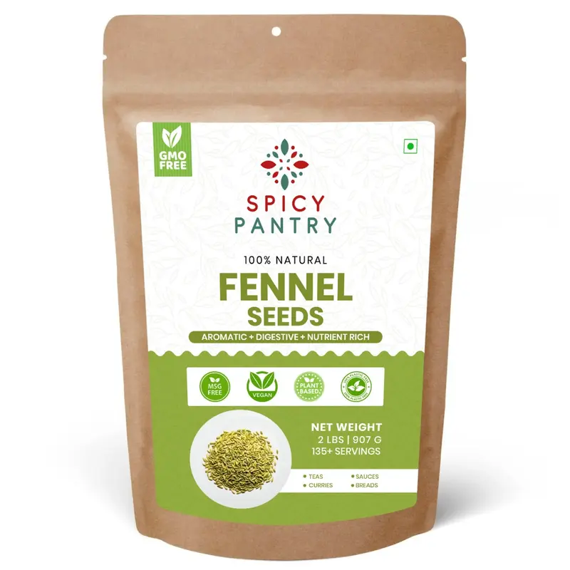 Spicy Pantry Fennel Seeds (Hinojo) – Whole Fennel Seeds for Cooking, Tea & Spice Blends