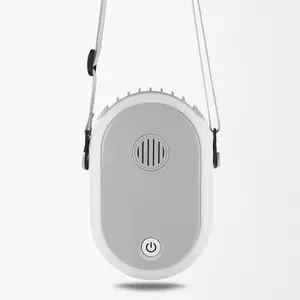Hanging Neck Fan with Lanyard, 3 Speed Handheld Fan with Holder, 2000mhA USB Rechargeable Desktop Fan, Powerful Airflow, Hands Free Portable Personal Cooling Fan Wearable Fan Suitable for Sports, Outdoor, Shopping, Office Summer Essentials