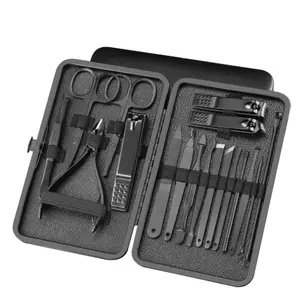 New Stainless Steel Nail Clippers Complete Set, Home Use Manicure Pedicure Tools, Foot Clips & Eyebrow Tweezers, Essential Grooming Kit