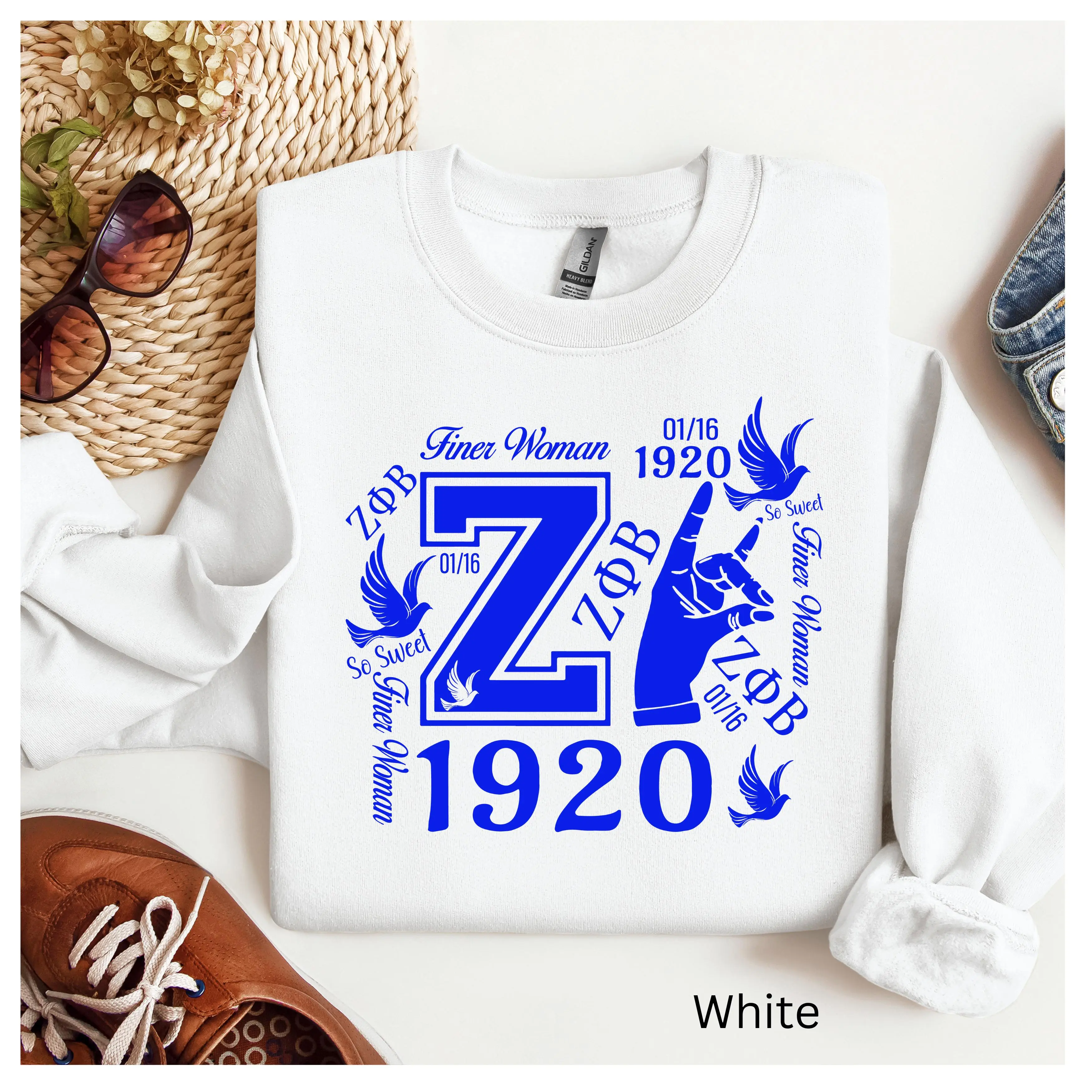 Zeta Phi Beta Sorority Sweatshirt