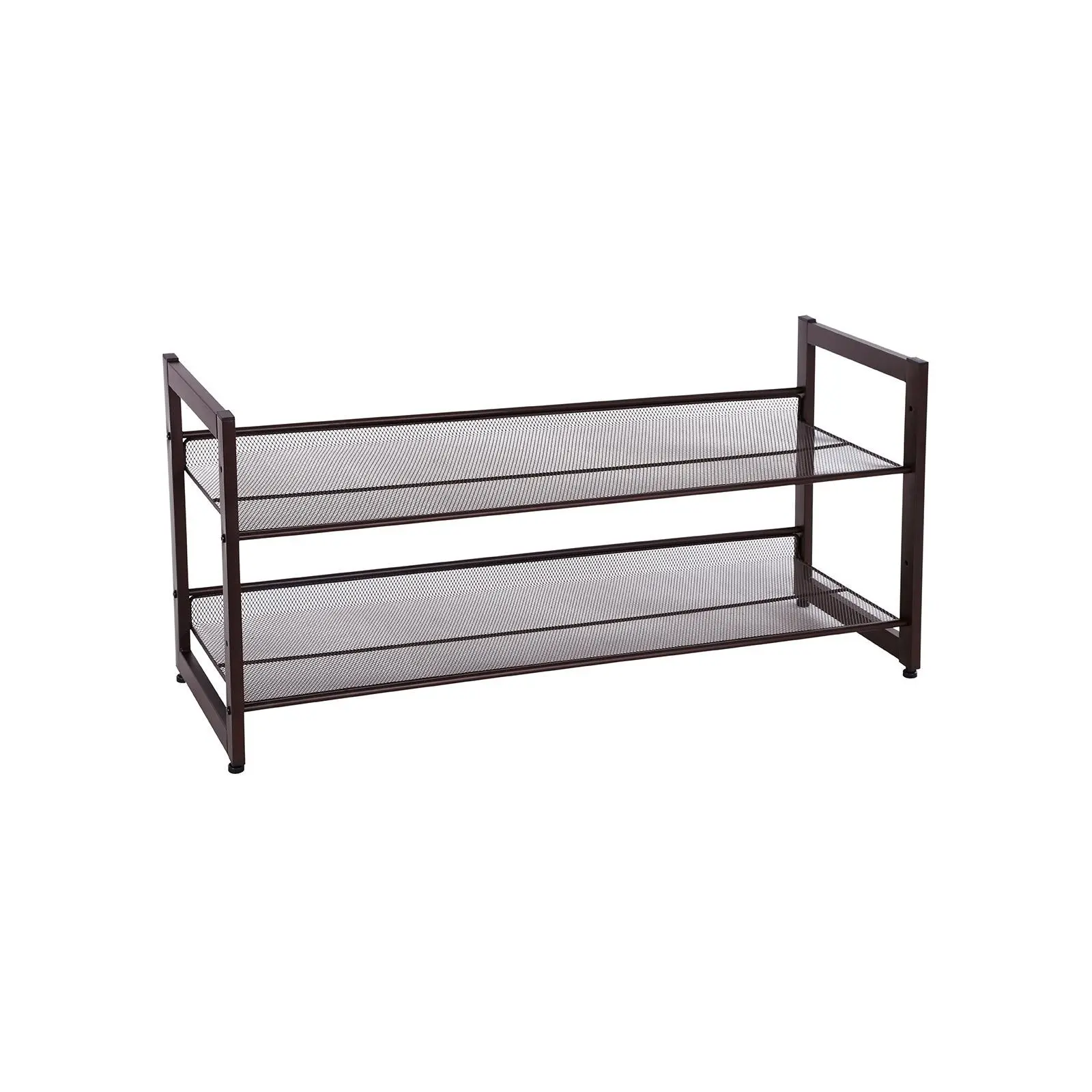 SONGMICS Adjustable Metal Shoe Rack