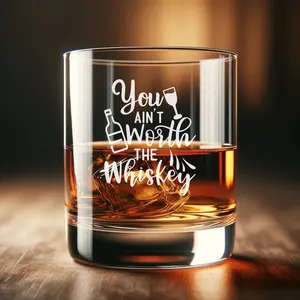 11oz Laser-Etched Glass, laser engrave Whiskey Glass – Bold Spirits, Bold Statements