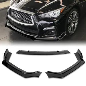 Sport-Style Front Bumper Lip Body Kit Spoiler Compatible with 2018 - 2024 Infiniti Q50 Sport Model Only