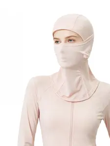 One-Piece Sun Protection Neck Mask, Elastic Quick-Dry Breathable Mesh Face Cover, Non-Slip Full Face UV Shield, Ideal for Hiking and Driving