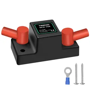 TEENO 12V 50Amp ATV UTV Smart Dual Battery Isolator,Voltage Sensitive Relay for RV Boat Watercraft, Snowmobile Cruiser/Touring