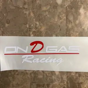 On D Gas Sticker On D Gas Sticker